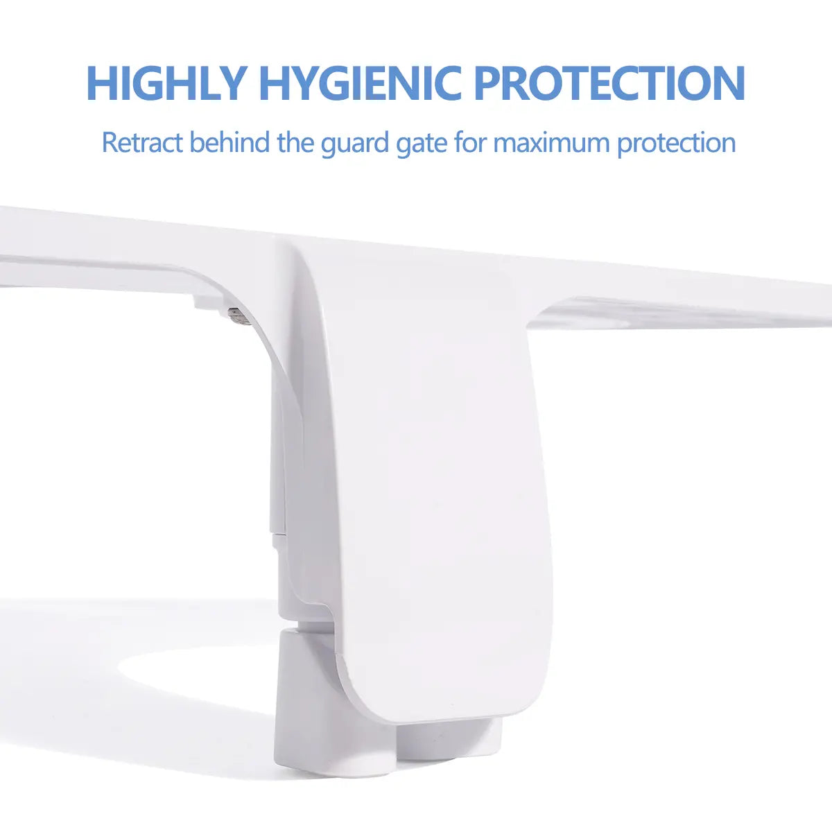 Ultra-Slim Toilet Bidet Attachment with Dual Nozzles
